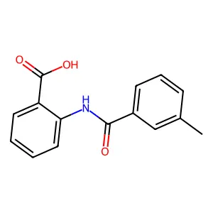 2-(3-Methylbenzamido)benzoic acid structure