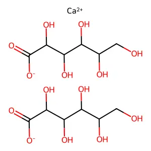 葡萄糖酸钙 structure