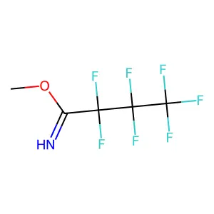 Methyl 2,2,3,3,4,4,4-heptafluorobutanimidate structure