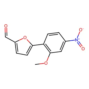 5-(2-Methoxy-4-nitrophenyl)furan-2-carbaldehyde structure