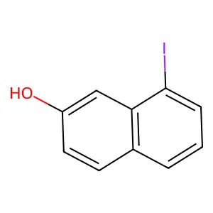 8-Iodo-2-naphthol structure