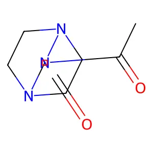 2-Acetyl-1,2,4-triazabicyclo[2.2.2]octan-3-one structure