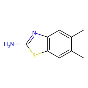 2-Amino-5,6-dimethylbenzothiazole structure