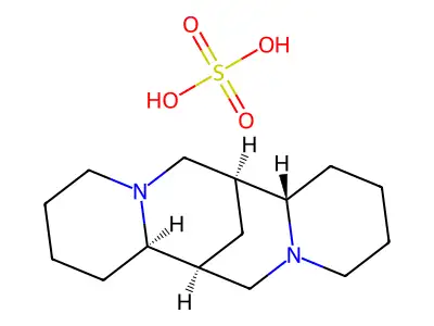 (1R,2S,9R,10R)-7,15-diazatetracyclo[7.7.1.02,7.010,15]heptadecane;sulfuric acid structure