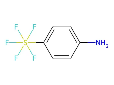 4-Aminophenylsulphur pentafluoride structure