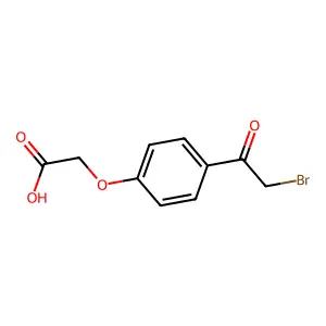 2-[4-(2-溴乙酰基)苯氧基]乙酸 structure