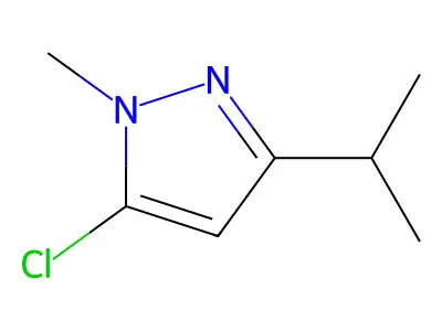 5-chloro-1-methyl-3-(propan-2-yl)-1H-pyrazole structure