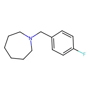 1-[(4-Fluorophenyl)methyl]azepane structure