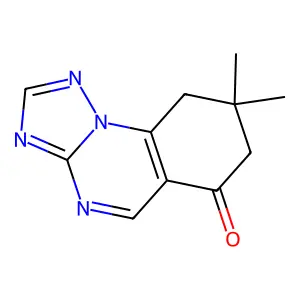 8,8-dimethyl-8,9-dihydro[1,2,4]triazolo[1,5-a]quinazolin-6(7H)-one structure