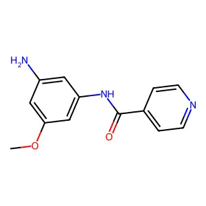 N-(3-Amino-5-methoxy-phenyl)-isonicotinamide structure