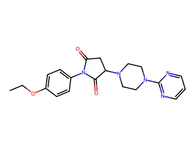 1-(4-Ethoxyphenyl)-3-(4-pyrimidin-2-ylpiperazin-1-yl)pyrrolidine-2,5-dione structure