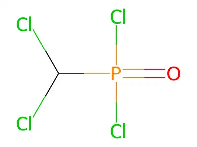(Dichloromethyl)phosphonic dichloride structure