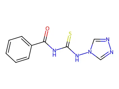 1-Benzoyl-3-(4H-1,2,4-triazol-4-yl)thiourea structure