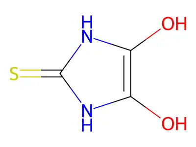 4,5-Dihydroxy-1H-imidazole-2(3H)-thione structure