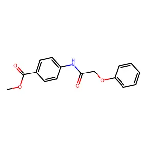 Methyl 4-[(phenoxyacetyl)amino]benzoate structure