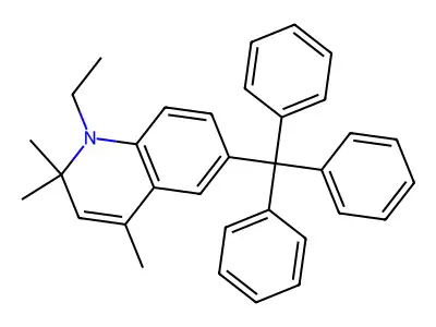 1-Ethyl-2,2,4-trimethyl-6-trityl-1,2-dihydroquinoline structure