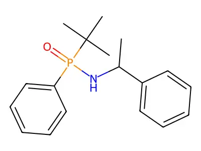 [Tert-butyl(phenyl)phosphoryl](1-phenylethyl)amine structure