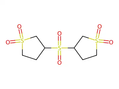 3-[(1,1-Dioxothiolan-3-yl)sulfonyl]thiolane-1,1-dione structure