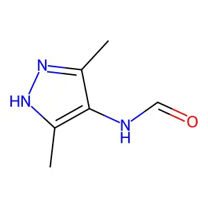 N-(3,5-二甲基-1H-吡唑-4-基)甲酰胺 structure