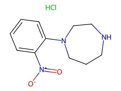 1-(2-nitrophenyl)-1,4-diazepane Hydrochloride structure