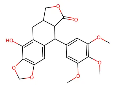 β-鬼臼毒素A structure