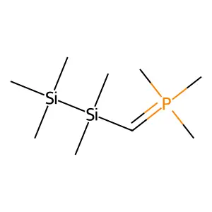 Phosphorane, trimethyl((pentamethyldisilanyl)methylene)- structure