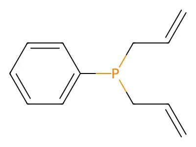 Diallylphenylphosphine structure