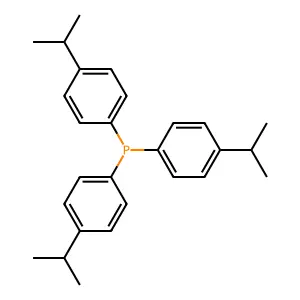 Phosphine, tris(4-(1-methylethyl)phenyl)- structure