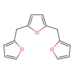 Furan, 2,5-difurfuryl- structure