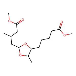 Hexahydromyrothecic acid dimethyl structure