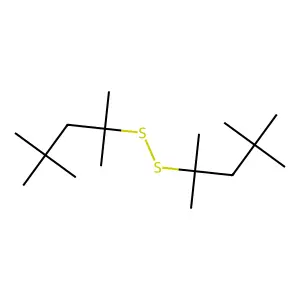 双(1,1,3,3-四甲基丁基)二硫化物 structure