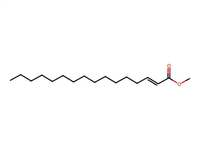2-Hexadecenoic acid, methyl ester, (E)- structure