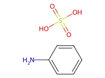 苯胺硫酸盐 structure