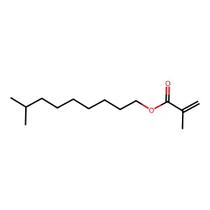 Isodecyl methacrylate structure