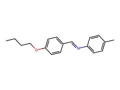 N-[(E)-(4-butoxyphenyl)methylidene]-4-methylaniline structure