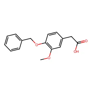 4-Benzyloxy-3-methoxyphenylacetic Acid structure