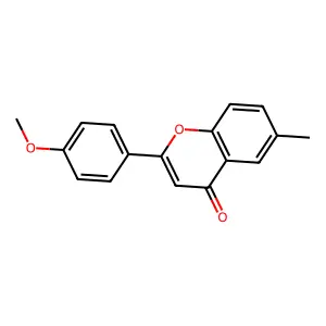 2-(4-Methoxyphenyl)-6-methyl-4H-chromen-4-one structure