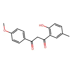 1,3-Propanedione, 1-(2-hydroxy-5-methylphenyl)-3-(4-methoxyphenyl)- structure