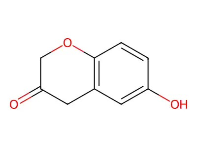 6-hydroxy-4H-chromen-3-one structure