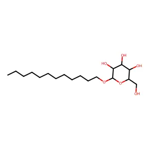 dodecyl alpha-D-glucopyranoside structure
