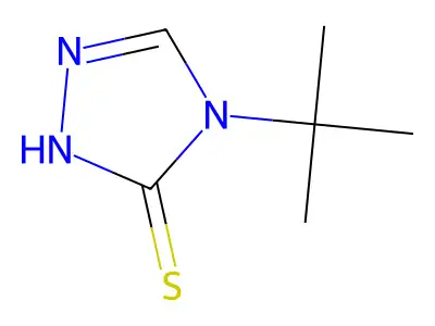 4-tert-butyl-4H-1,2,4-triazole-3-thiol structure