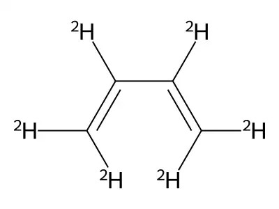 1,3-Butadiene, hexadeutero-, (E)- structure