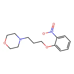 4-(3-(2-Nitrophenoxy)propyl)morpholine structure