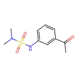 1-Acetyl-3-(dimethylsulfamoylamino)benzene structure