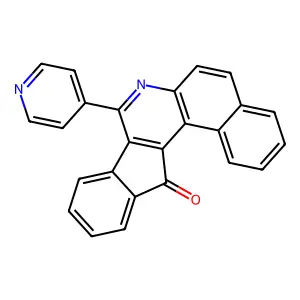 8-(4-Pyridinyl)-13H-benzo[f]indeno[1,2-c]quinolin-13-one structure