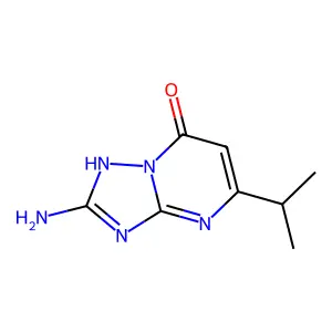 2-Amino-5-isopropyl[1,2,4]triazolo[1,5-a]pyrimidin-7(3H)-one structure