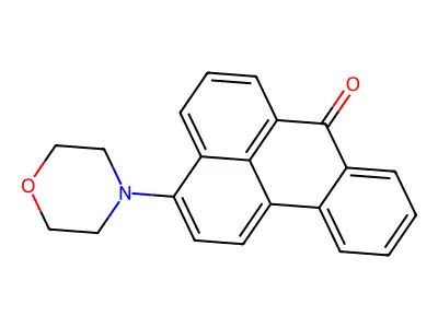 3-Morpholinobenzanthrone structure