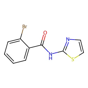 2-溴-N-(1,3-噻唑-2-基)苯甲酰胺 structure