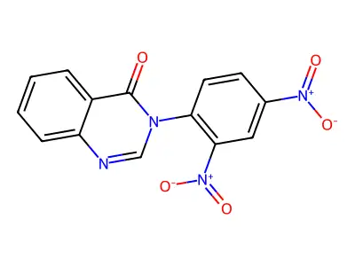 3-(2,4-Dinitro-phenyl)-3H-quinazolin-4-one structure