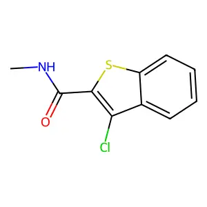 3-Chloro-N-methylbenzo[b]thiophene-2-carboxamide structure